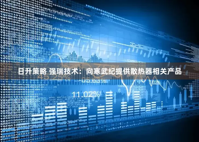 日升策略 强瑞技术：向寒武纪提供散热器相关产品